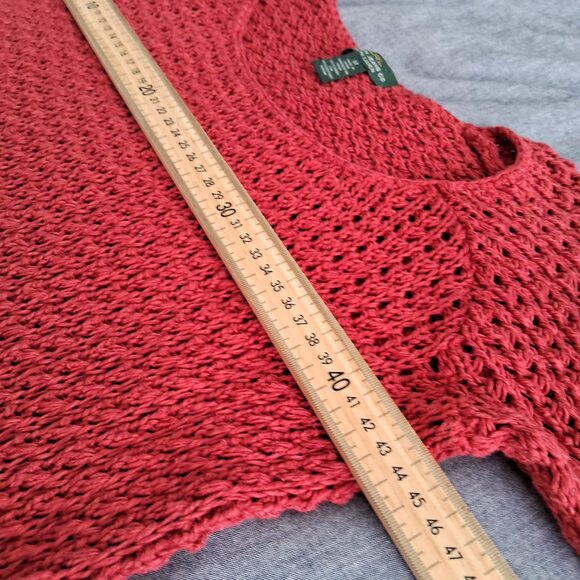 LRL Lauren Jeans Co Ralph Lauren women's vintage burnt orange sweater - Picture 4 of 9